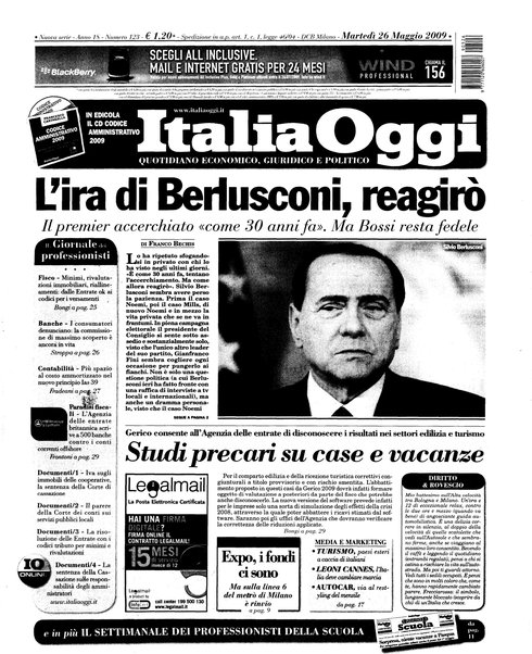 Italia oggi : quotidiano di economia finanza e politica